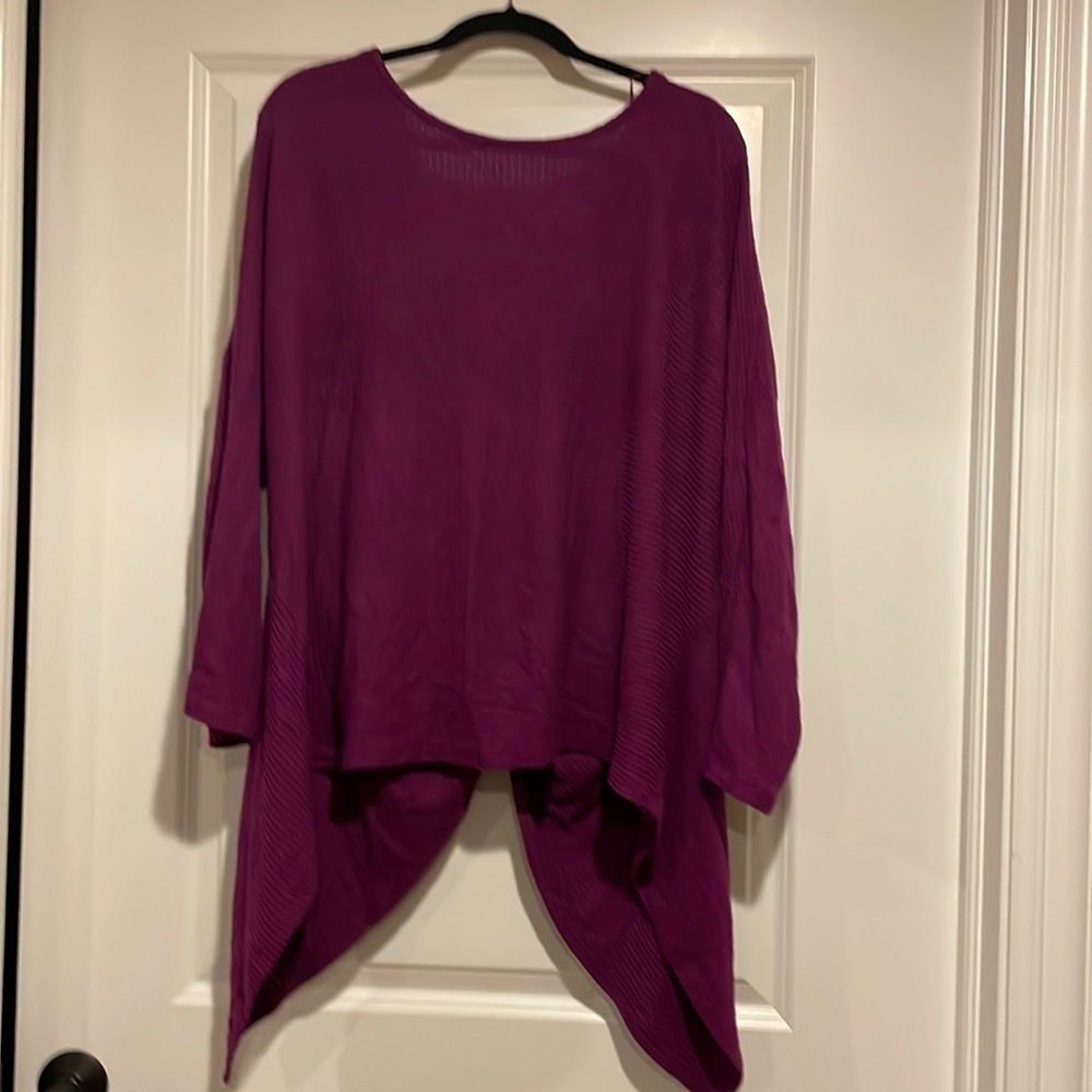 EUC 1 State knot back waffle knit top​​​ - Picture 2 of 6